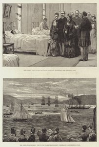Koninklijk bezoek aan Schotland door Frank Dadd